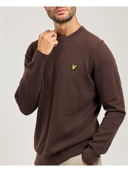 Lyle & Scott men's sweater with logo LYLE & SCOTT | KN2110VCX863